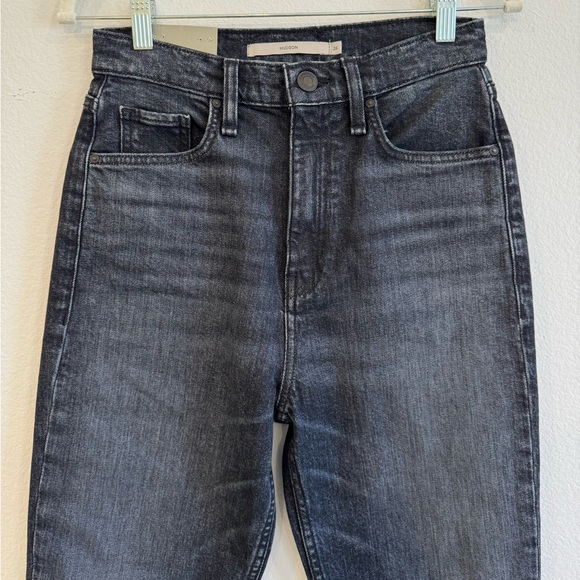 Hudson Harlow Ultra High-Rise Cigarette Ankle Jean in Eco Black New With Tags - Picture 3 of 9